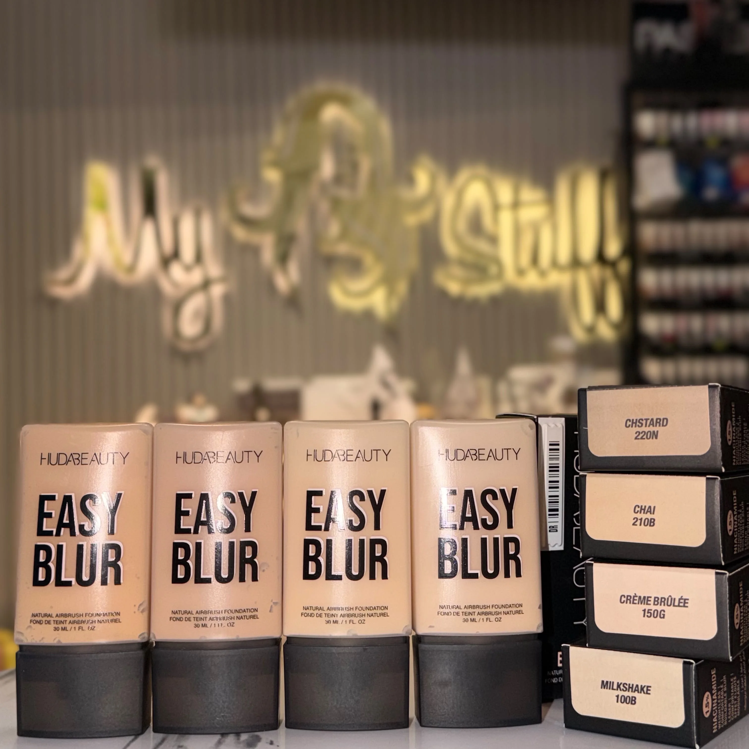 EASY BLUR FOUNDATION ايزي بلور فونديشن هدى بيوتي