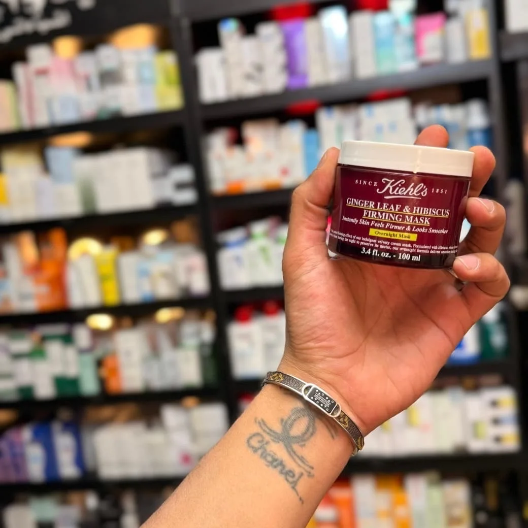 Kiehl’s Ginger Leaf & Hibiscus Firming Mask – 100 ml قناع كيلز لتماسك البشرة بالزنجبيل وأوراق الكركديه – 100 مل