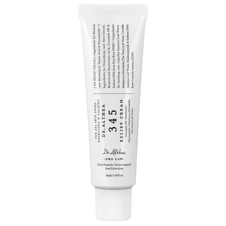 345 Relief Cream, For All Skin Types, 1.69 fl oz (50 ml) **كريم 345 ريليف، لجميع أنواع البشرة، 50 مل (1.69 أونصة سائلة)
