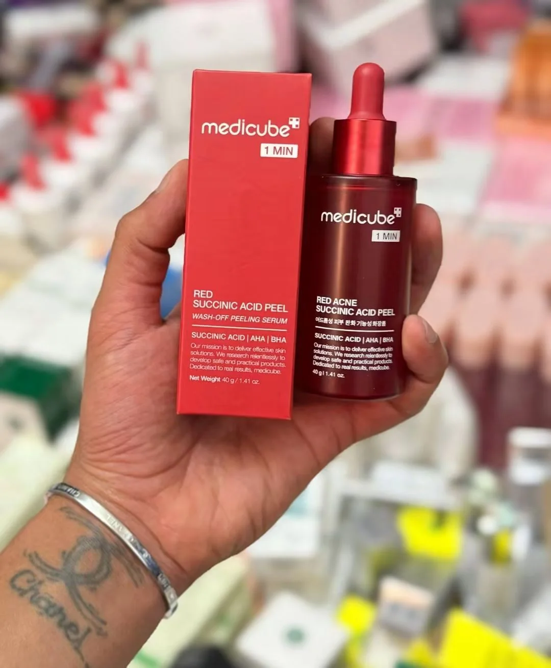 سيروم معزز للتنظيف يحتوي على 21% من حمض السكسينيك الأحمر21% Red Succinic Acid Cleansing Booster Serum