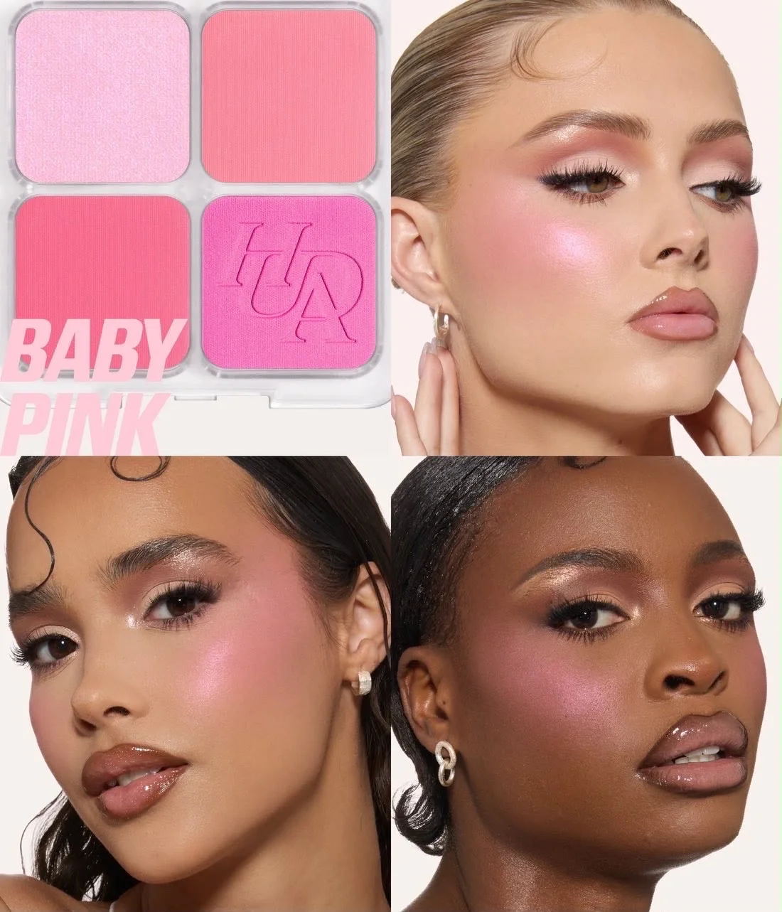 هدى بيوتي - بلت بلاش وهالايت فلتر (Blush Filter) HUDA BEAUTY - Blush Filter Blurring Blushlighters Paletteلتنعيم الخدود