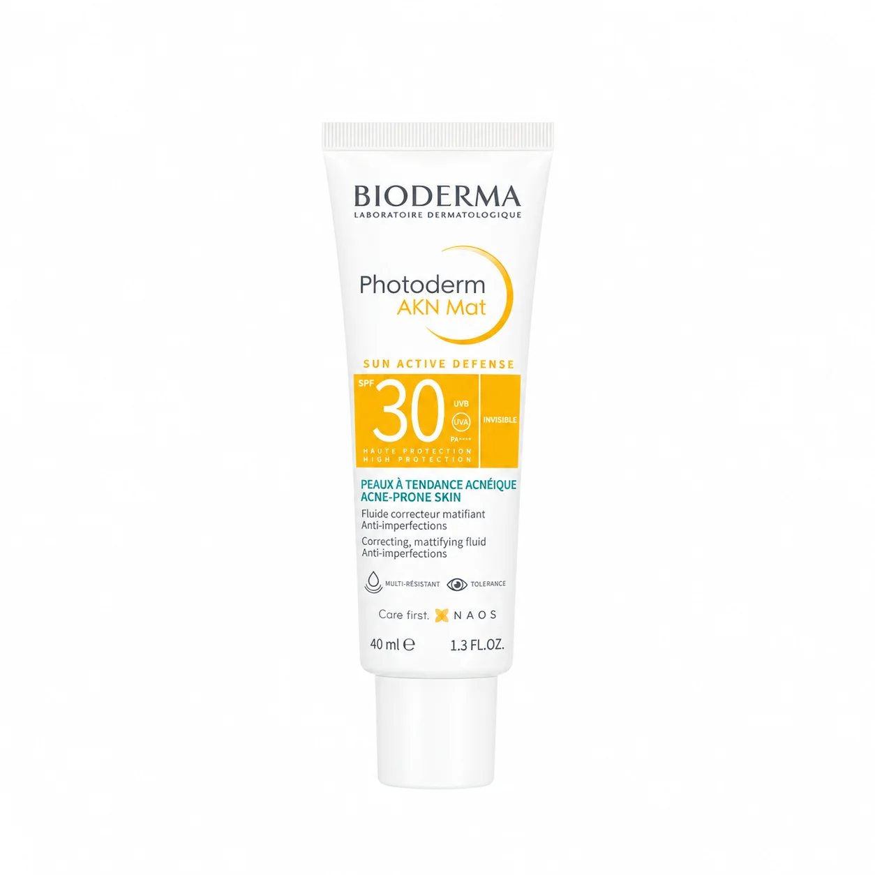 بيوديرما فوتوديرم أكنى مات جاما عامل حمايه 30 40 ملBioderma Photoderm AKN Mat Mattifying Sunscreen SPF30, 40ml