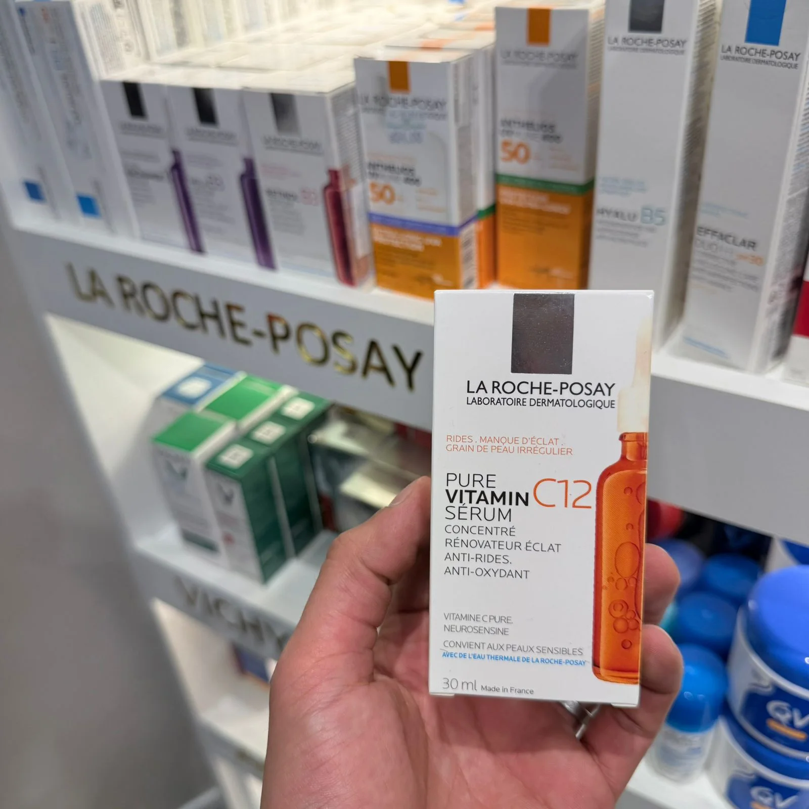 La Roche-Posay Pure Vitamin C Anti-Wrinkle Serum – 30 ml سيروم لاروش بوزيه بفيتامين C النقي المضاد للتجاعيد 30 مل