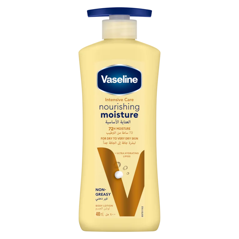 Nourishing Moisture Vaseline لوشن فازلين المغذي والمرطب للجسم للبشرة الجافة والجافة جدا