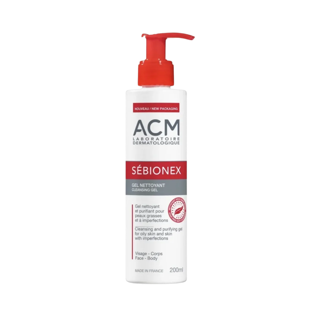 جل التنظيف سيبيونكس من إيه سي إم 200 ملACM Sebionex Cleansing Gel 200ml