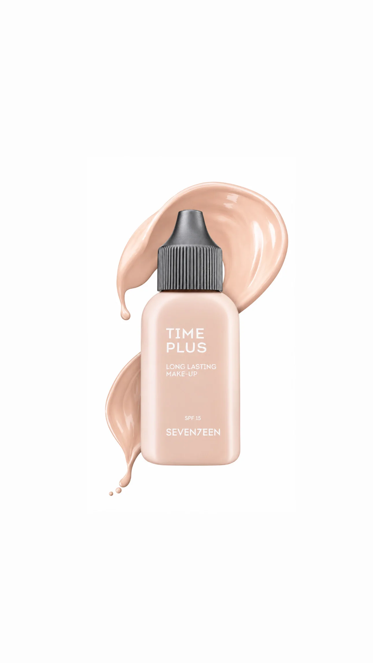 Time Plus Long Lasting Make-Up SPF 15 – Seventeenنفاونديشن تايم بلس طويل الثبات بعامل حماية  ١٥ – سيفنتي