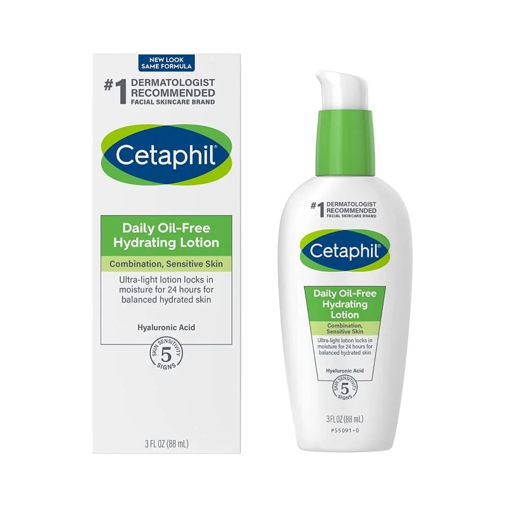 Daily Hydrating Lotion, Oil Free, All Skin Types, 3 fl oz (88 ml)  لوشن مرطّب يومي خالٍ من الزيوت لجميع أنواع البشرة – 88 مل