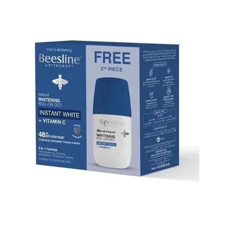 Beesline Whitening Roll-On Deo بيزلين مبيض دوار مع كريم تبييض فوري