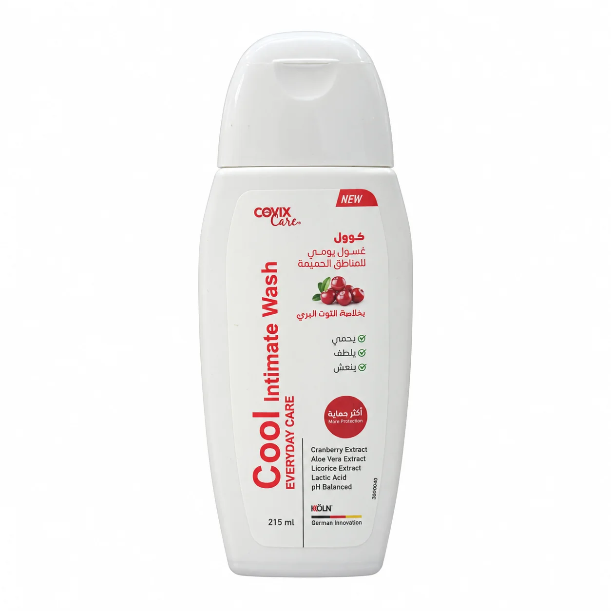 Covix Care Cool Daily Intimate Wash 215ml غسول كوفيكس كير كول اليومي للمناطق الحميمة