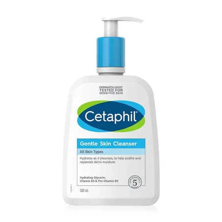 سيتافيل غسول البشرة اللطيف لجميع أنواع البشره 500مل  Cetaphil Gentle Skin Cleanser 500ml