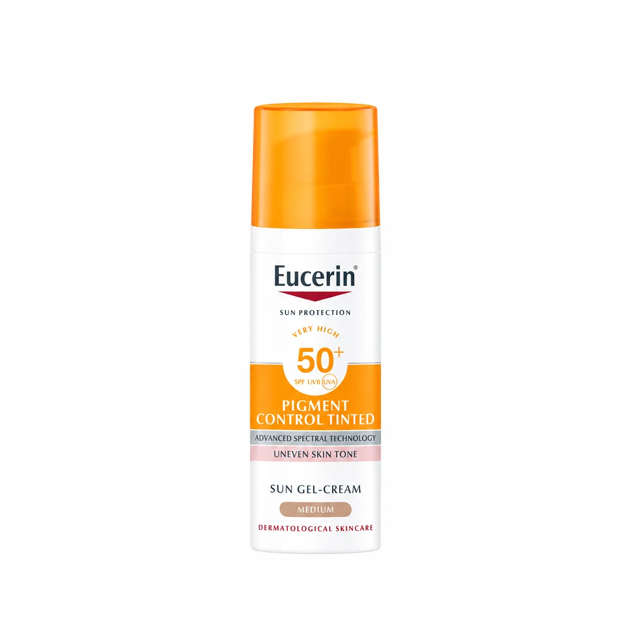 كريم جل واقٍ من الشمس ملوّن Eucerin Sun Pigment Control SPF50+ فاتح 50 ملEucerin Sun Pigment Control Tinted Sun Gel-Cream SPF50+ Light 50ml