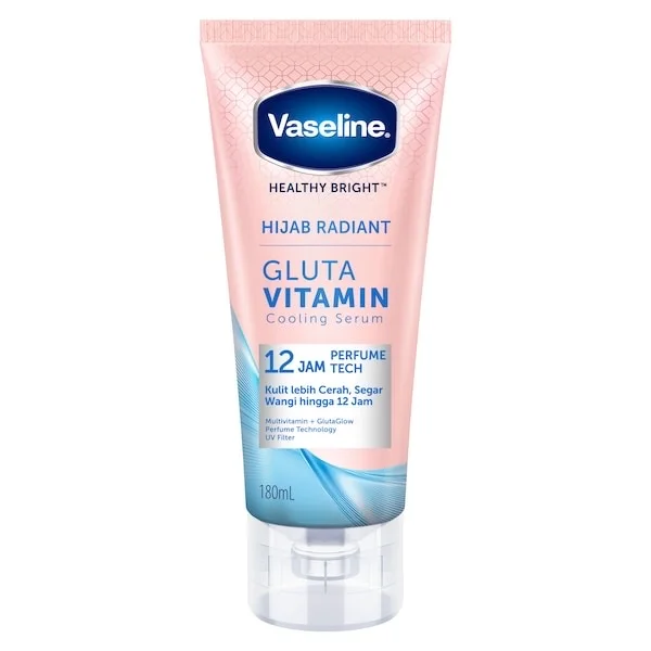 vaseline Healthy Bright Hijab Radiant Gluta Vitamin Cooling Serum سيروم جلوتا فيتامين المنعش والمُضيء للحجاب الصحي