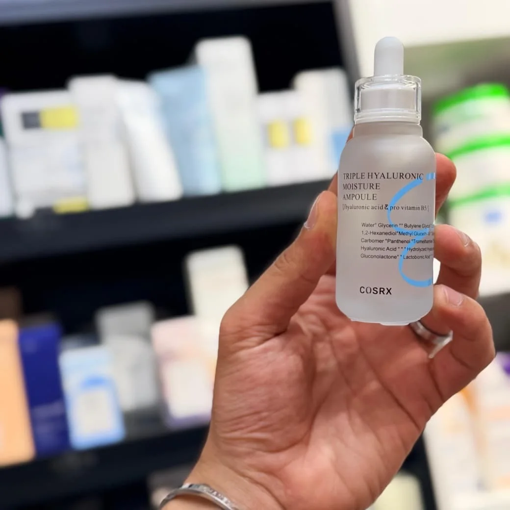 COSRX Hydrium Triple Hyaluronic Moisture Ampouleأمبول كوزركس هيدريوم المرطب بثلاثة أنواع من حمض الهيالوروني