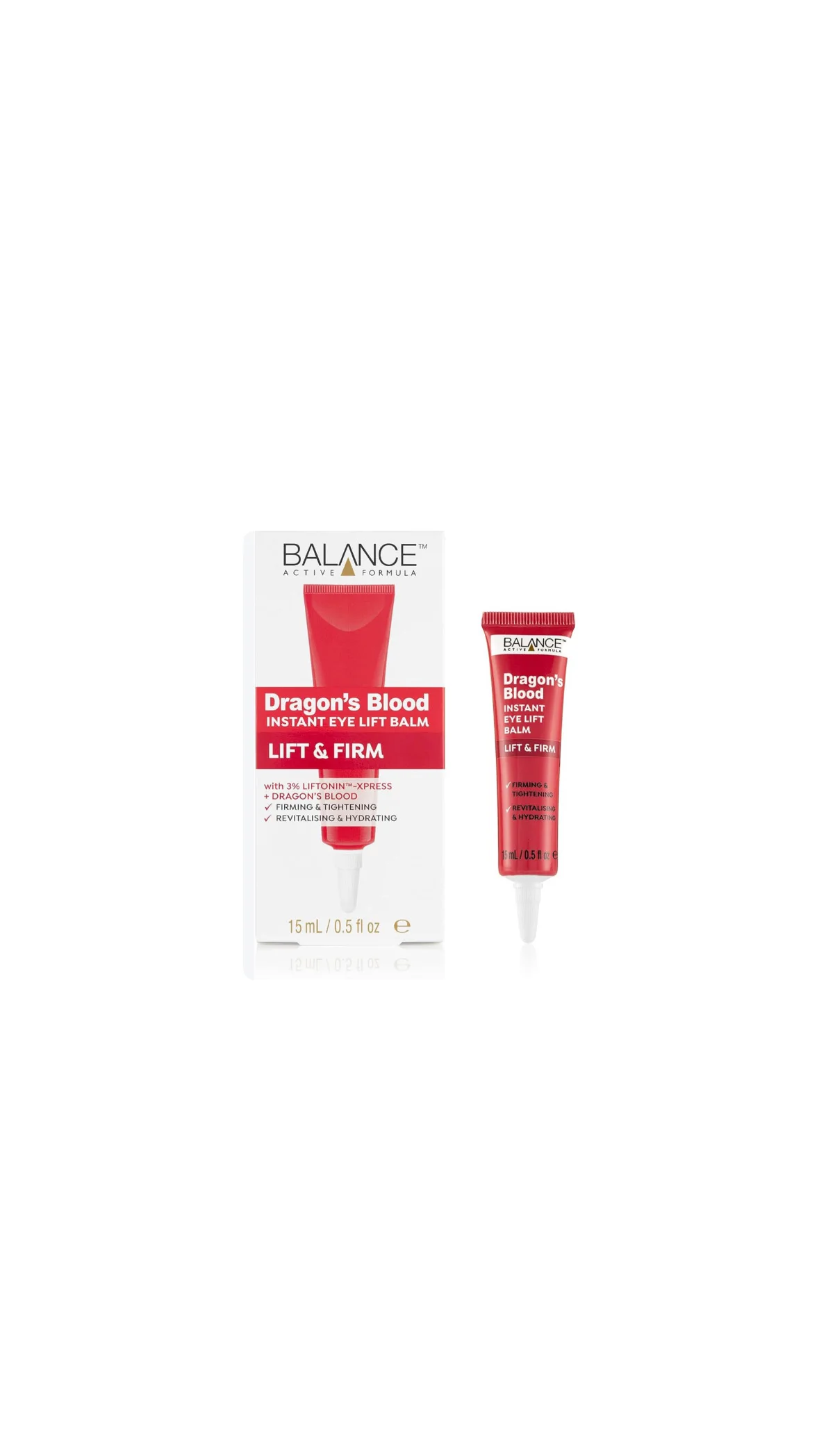 Balance Active Formula Dragon’s Blood Instant Eye Lift Balm – 15mlبلسم العين ليفت الفوري بخلاصة دم التنين من بالانس – 15 مل