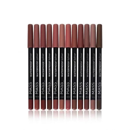 Mass Princess Waterproof Lip Liner Setمجموعة محدد شفاه مقاوم للماء من ماس برينسيس