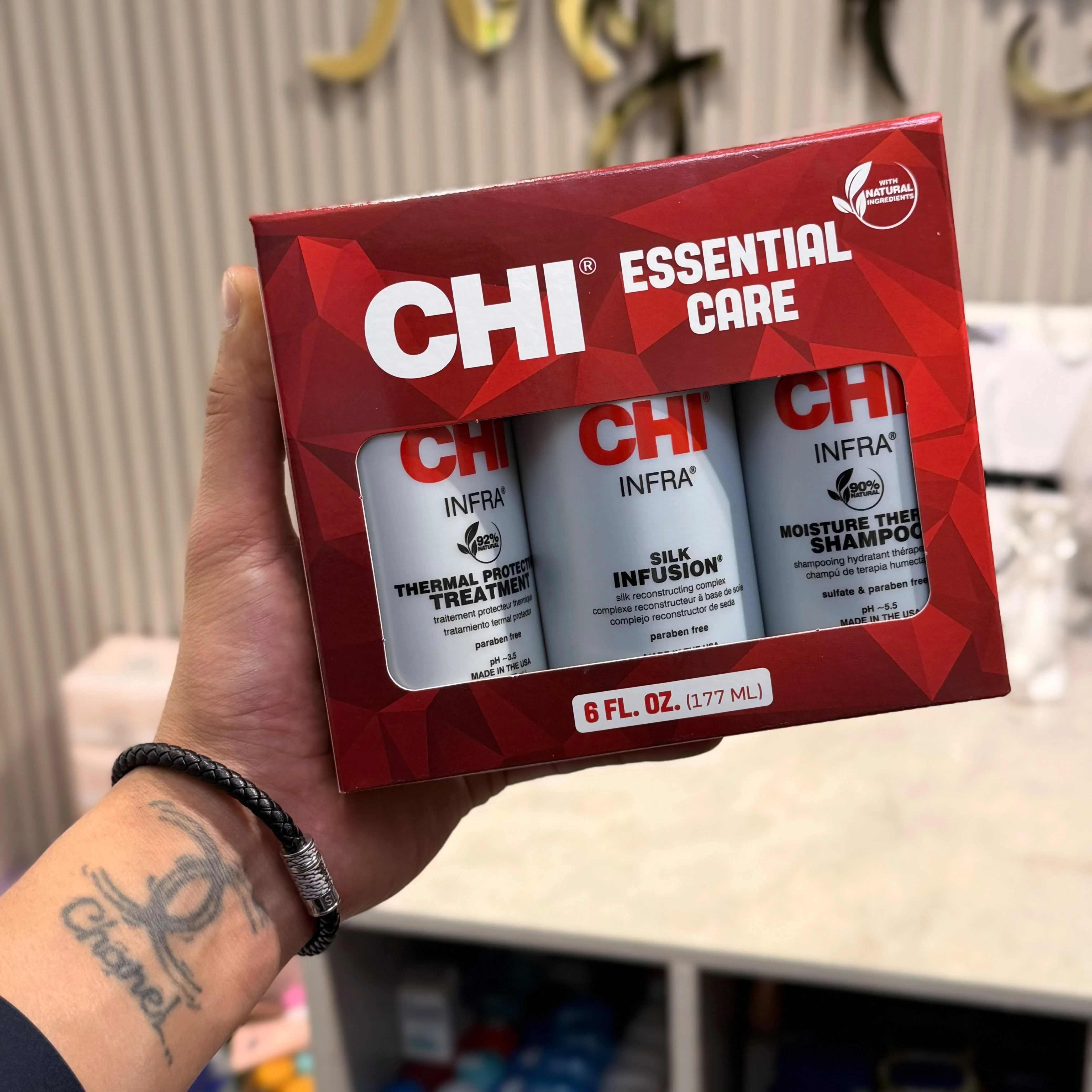 مجموعة تشي إنفرا للعناية الأساسية بالشعرCHI Infra Essential Care Kit