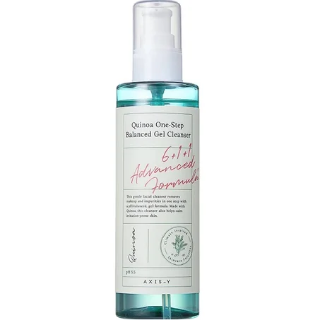 منظف جل متوازن بخطوة واحدة من AXIS-Y، مزيل مكياج مرطب بعمقAXIS-Y Balanced One-Step Gel Cleanser, Deep Hydrating Makeup Remover, 180ml