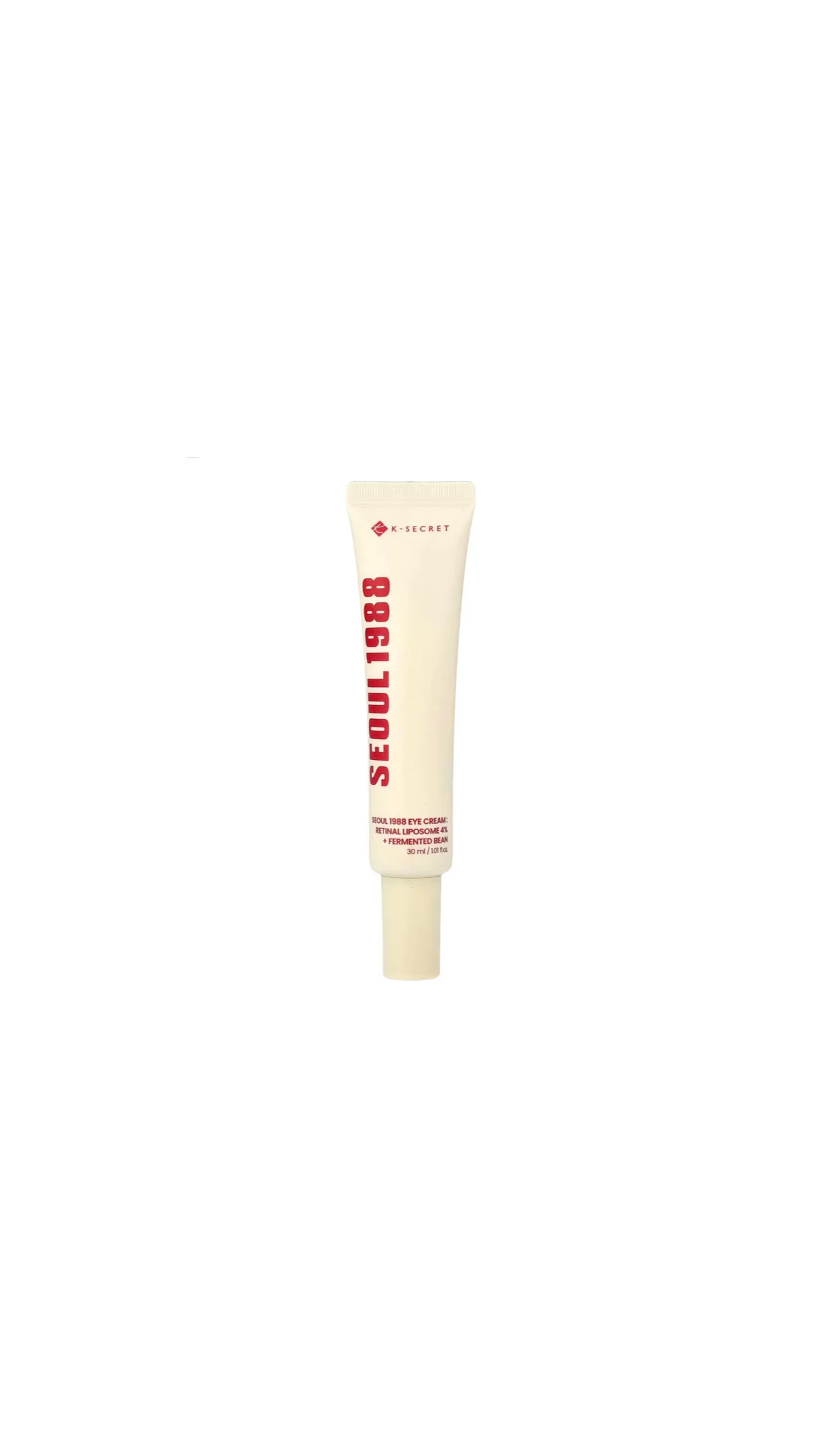K-SECRET SEOUL 1988 Eye Cream : Retinal Liposome 4% + Fermented Bean – 30mlكريم العين سيول 1988 من K-SECRET بالريتينال ليبوسوم 4% والفاصوليا المخمرة – 30 مل