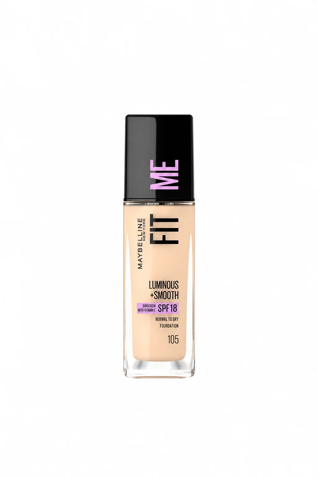 Maybelline New York Fit Me Matte + Poreless Foundationكريم أساس فيت مي مات + بورليس من ميبيلين نيويورك