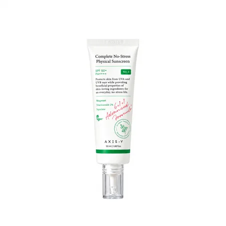 AXIS-YAXIS-Y Complete No-Stress Physical Sunscreen Spf 50pa+++ - 50ml | اكسس-واي واقي شمسي فيزيائي spf 50+++ - 50 مل