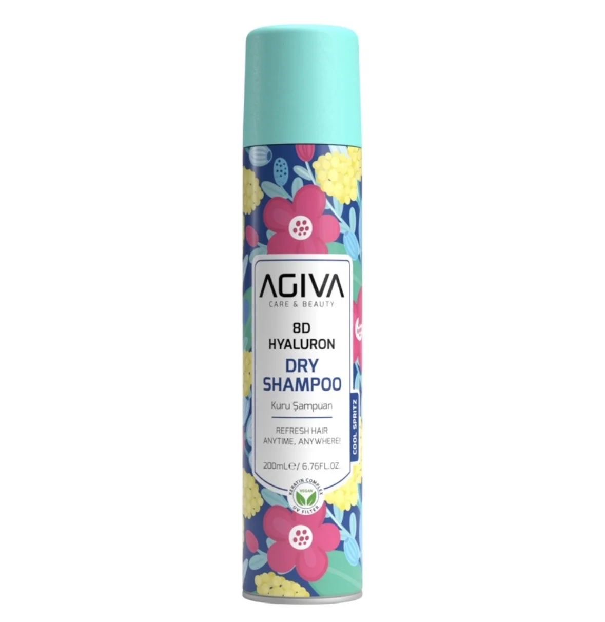 أجيفا شامبو جاف 8D هيالورون 200 ملAgiva 8D Hyaluron Dry Shampoo 200ml