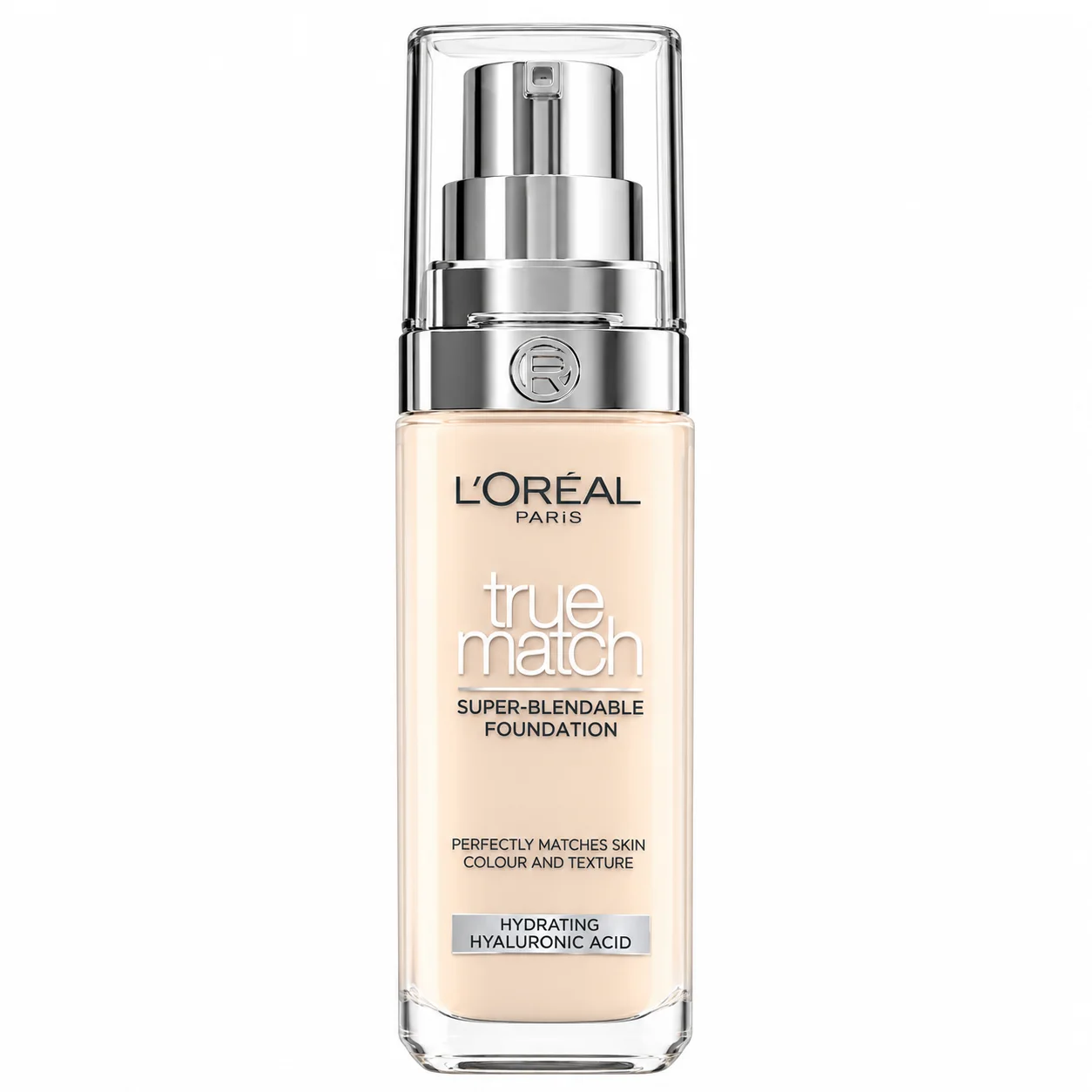 A super-blendable foundation that perfectly matches skin colour and texture, enriched with hydrating hyaluronic acid. فاونديشن سوبر بلندابل يطابق لون وملمس البشرة بشكل مثالي، معزّز بحمض الهيا