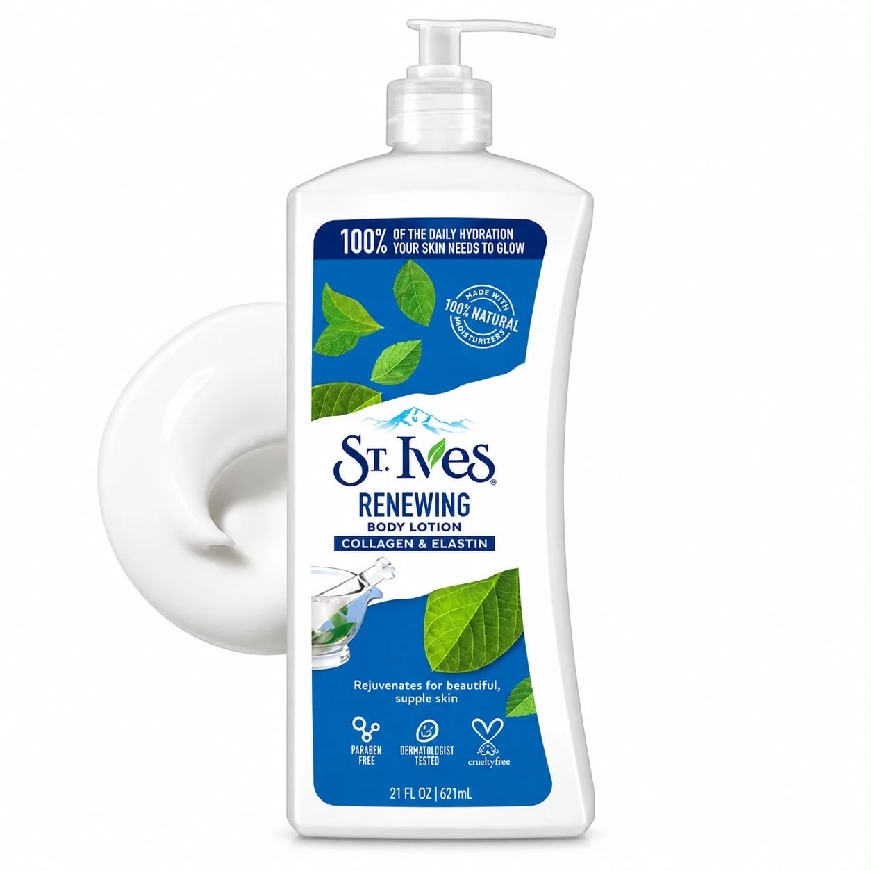 st.lves Renewing Moisturizer, Collagen & Elastin مرطب ست. إيفز المجدد بالكولاجين والإيلاستين.