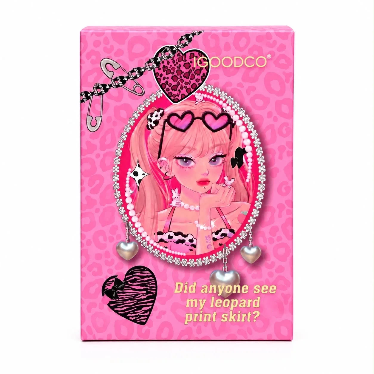IGOODCO Book-Shaped Multi-Function Makeup Paletteلوحة مكياج متعددة الوظائف من إقودكو بتصميم على شكل كتاب