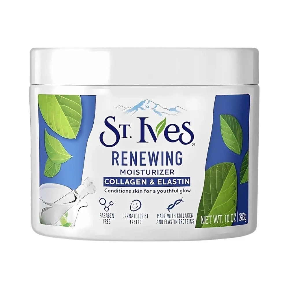 st.lves Renewing Moisturizer, Collagen & Elastin مرطب ست. إيفز المجدد بالكولاجين والإيلاستين.