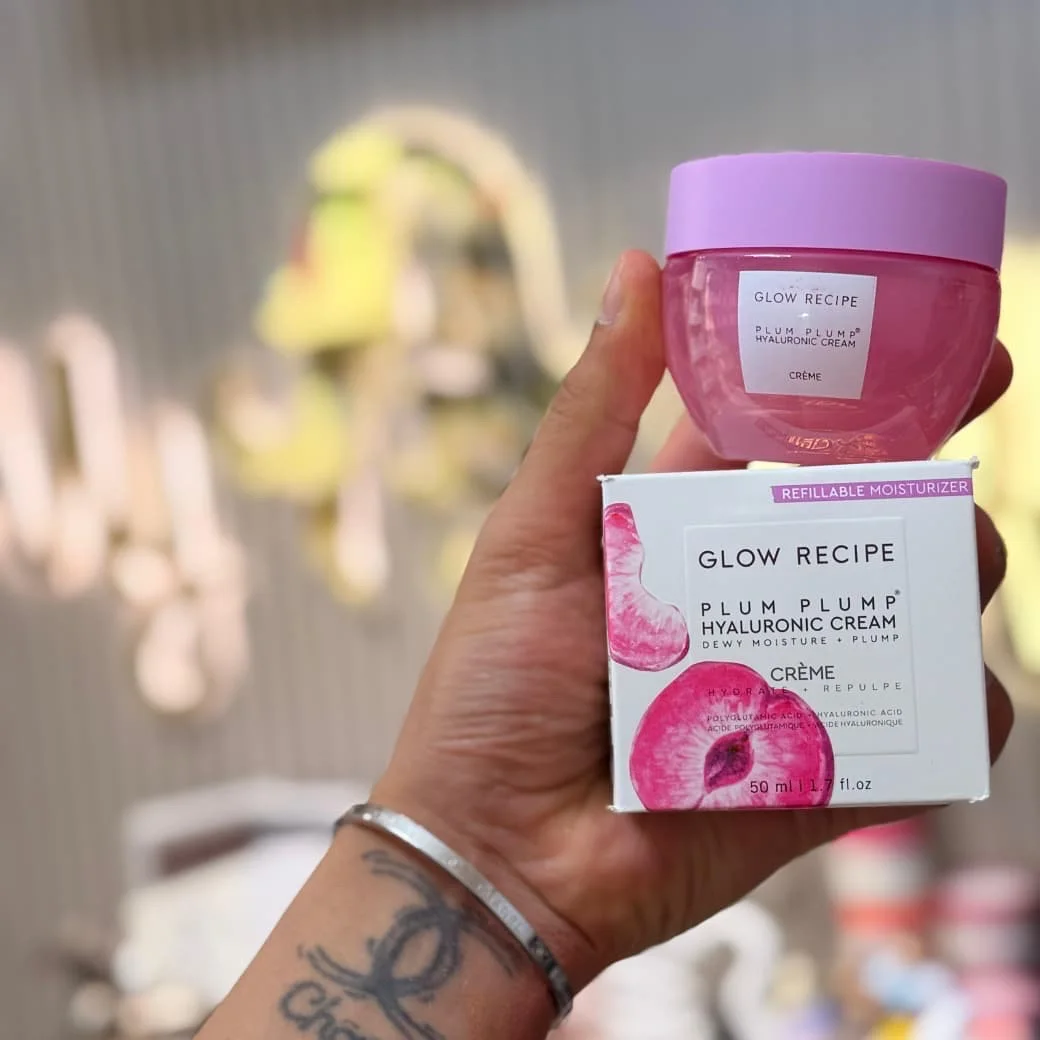 Glow Recipe Plum Plump Hyaluronic Cream 50Ml كريم **Glow Recipe Plum Plump المرطّب بحمض الهيالورونيك – 50 مل.
