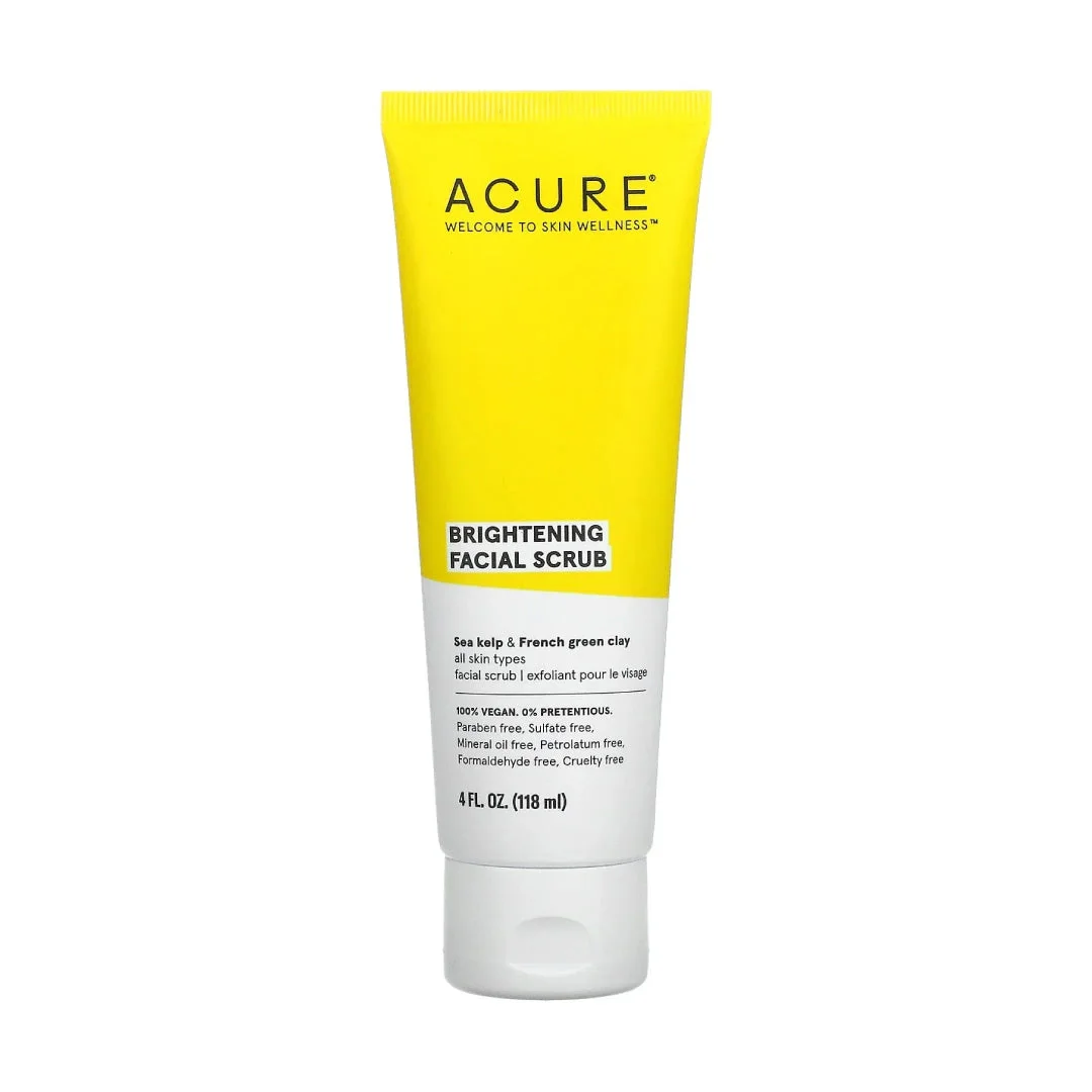 ACURE - BRIGHTENING FACIAL SCRUB - أكيور - مقشر مفتح للوجه - 118 مل