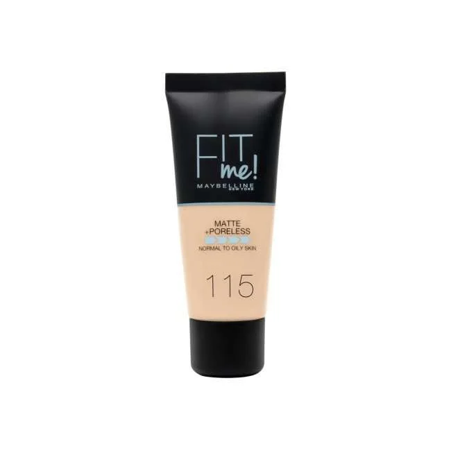Maybelline Fit Me Matte + Poreless Foundation  كريم أساس ميبلين فت مي (مات + بورلس)