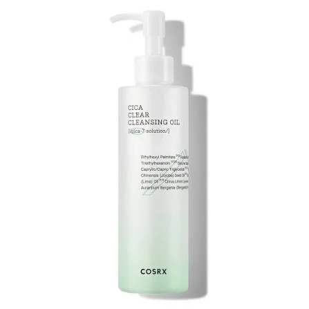 زيت التنظيف COSRX Pure Fit CICA  COSRX Pure Fit CICA Cleansing Oil for Sensitive Skin200mlللبشرة الحساسة