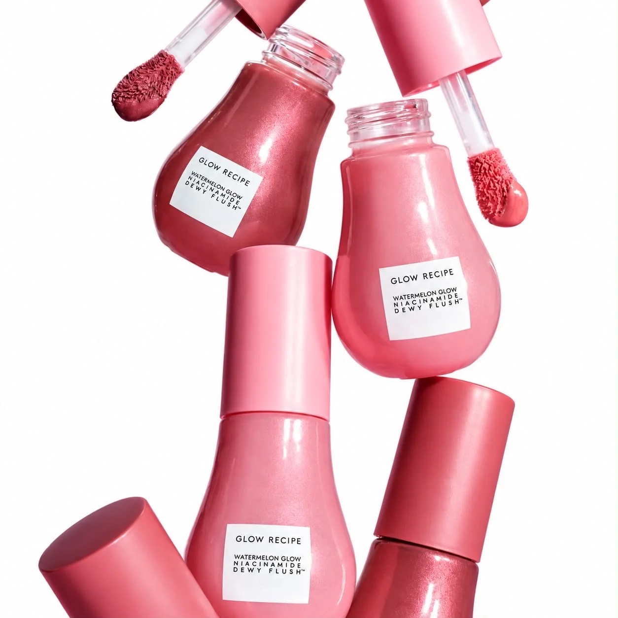Glow Recipe Watermelon Glow Niacinamide Dewy Flush Brightening Serum Blush سيروم تفتيح البشرة بنكهة البطيخ من جلو ريسبي، غني بالنياسيناميد.ـ