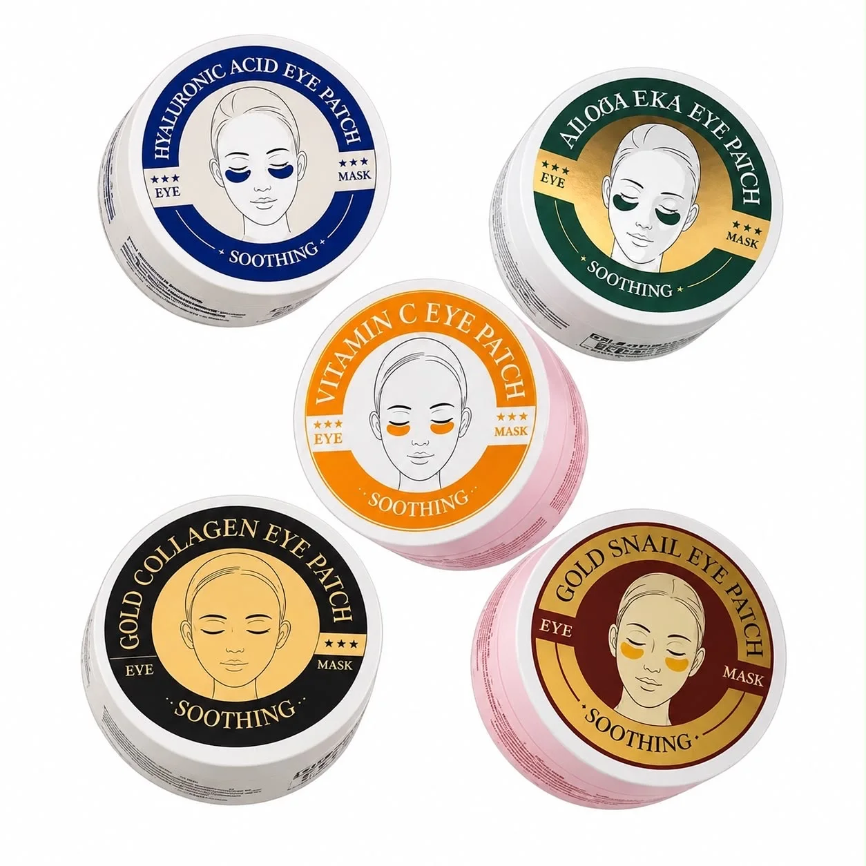 Soothing Hydrogel Eye Patches سوذينق اقنعة لتحت العين