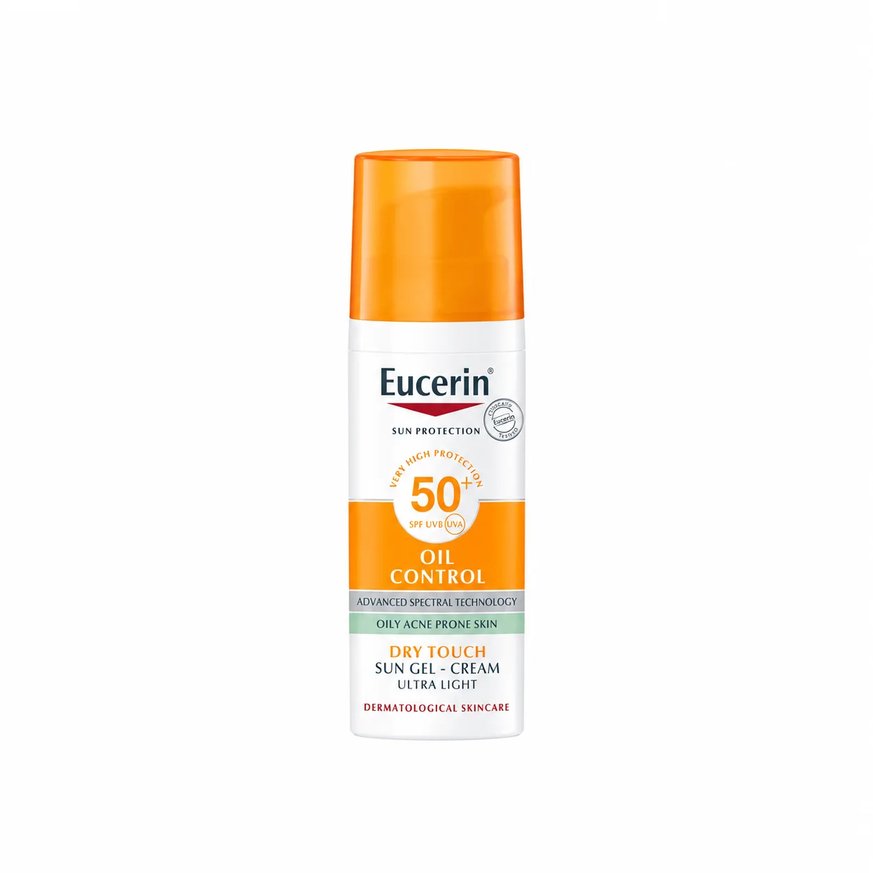 يوسيرين كريم جل للحماية من الشمس بدرجة SPF50, 50 ملEucerin Sun Oil Control Dry Touch SPF 30