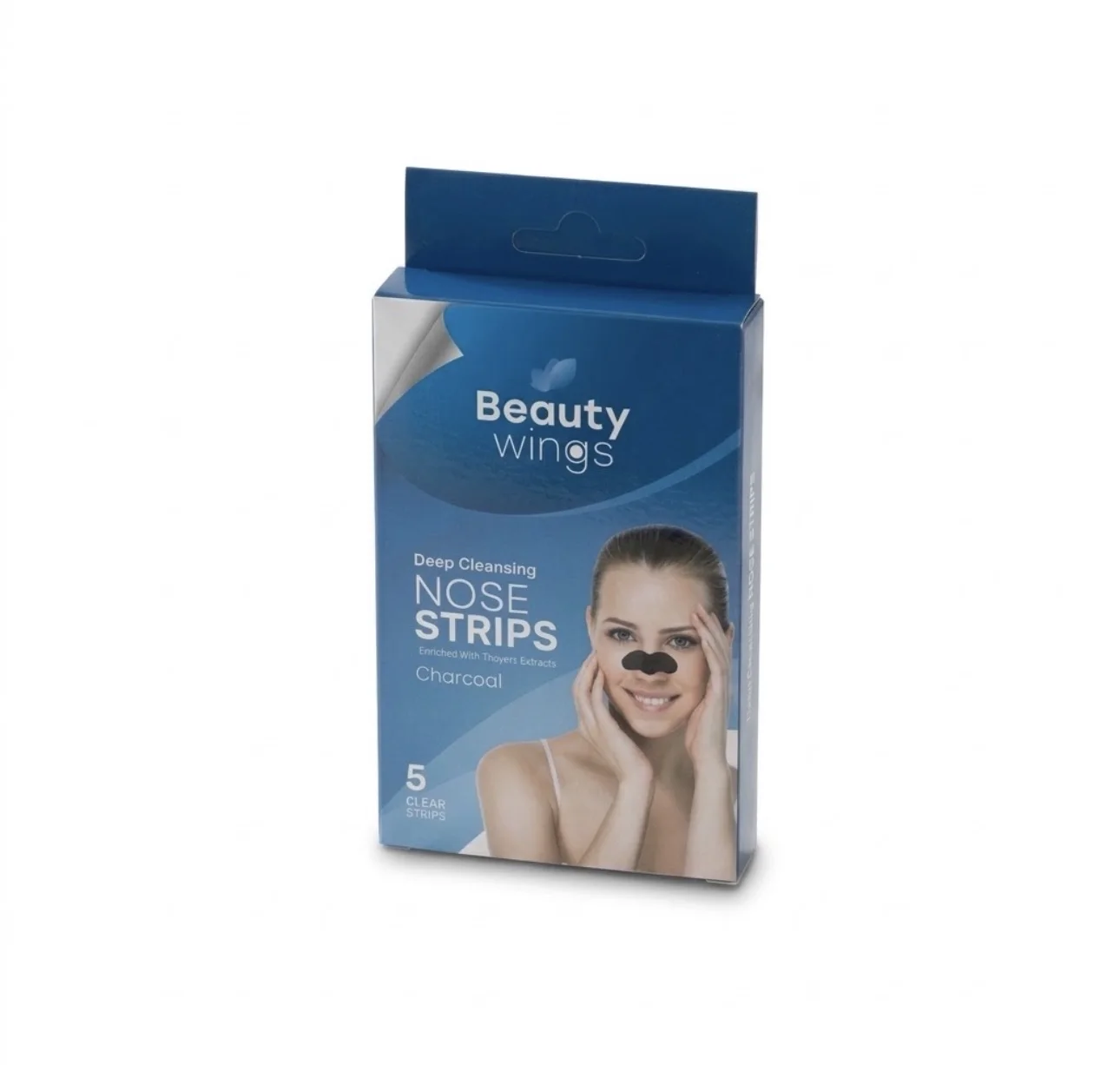 Beauty Wings Deep Cleansing for black heads Nose Stripsشرائط بيوتي وينجز لتنظيف الأنف العميق (بالفحم)