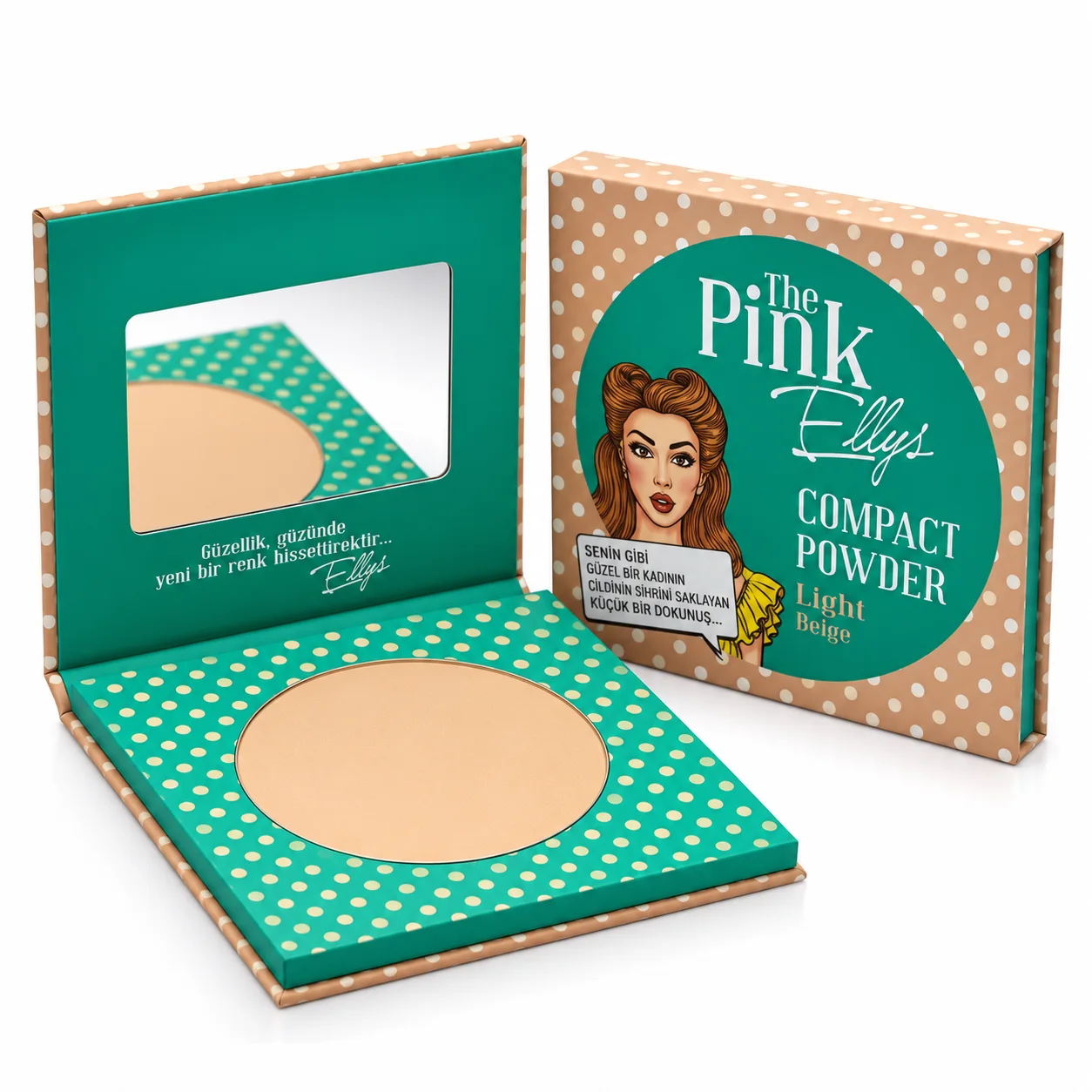 The Pink Elly’s Compact Powder بودرة مضغوطة للوجه ذا بينك إيليز