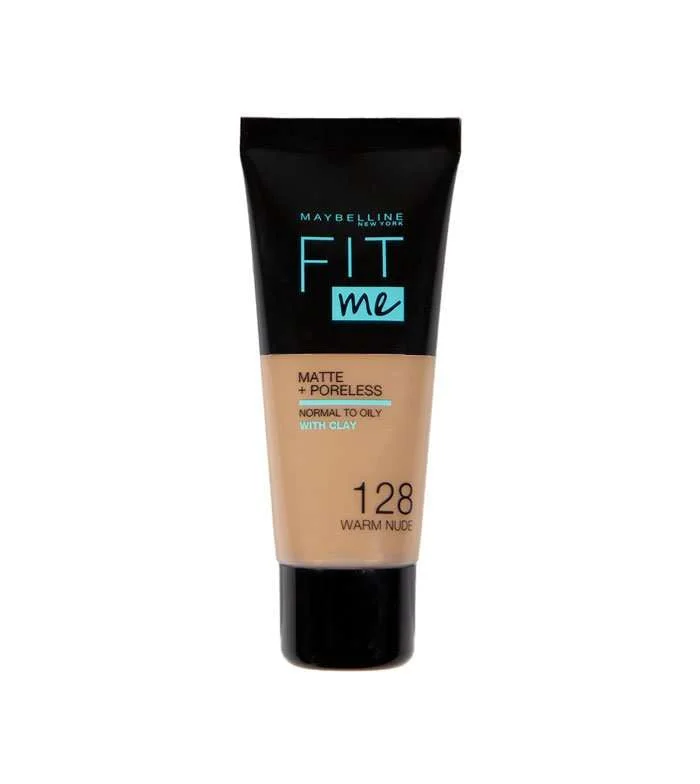 Maybelline Fit Me Matte + Poreless Foundation  كريم أساس ميبلين فت مي (مات + بورلس)