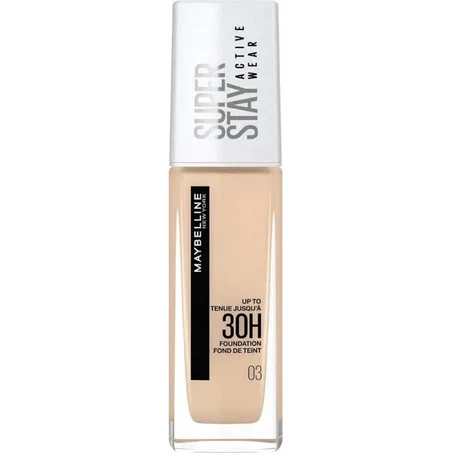 Maybelline New York Super Stay Active Wear 30H Foundationمايبيلين نيويورك سوبر ستاي أكتيف وير 30 ساعة – كريم أساس بتغطية كاملة