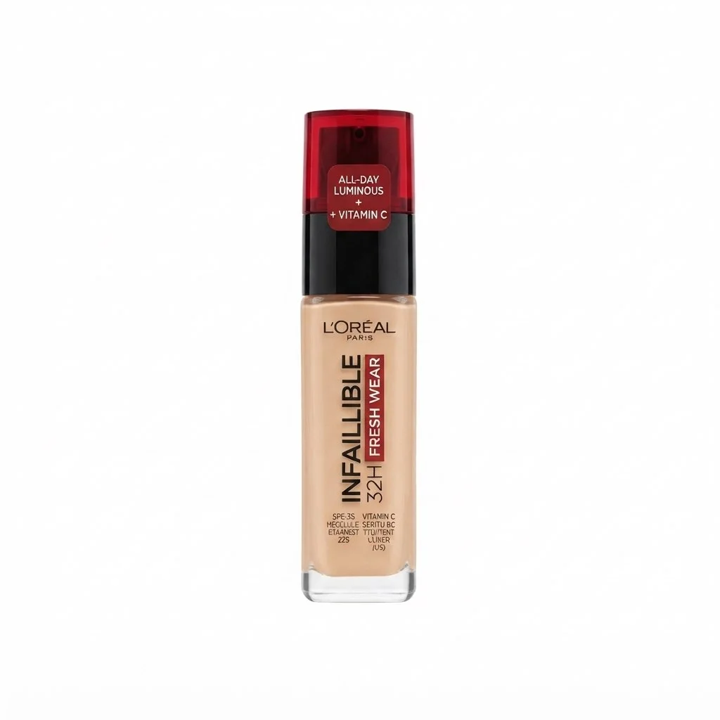 فاونديشن لوريال باريس إنفاليبل - L'Oréal Paris Infallible 32H Fresh Wear Foundation.