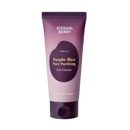 Eqqualberry Purple Rice Pore Purifying Pack Cleanser 130 g غسول إيكوالبيري بخلاصة الأرز الأرجواني لتنقية المسام 130 غرام