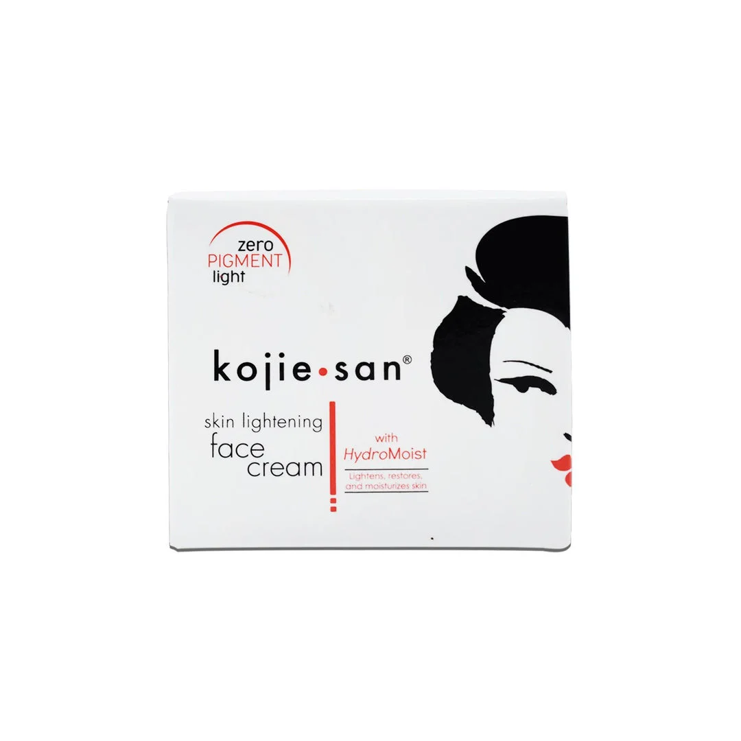 Kojie San Skin Lightening Face Cream with HydroMoist (Zero Pigment Light)كوجي سان - كريم الوجه لتفتيح لون البشرة
