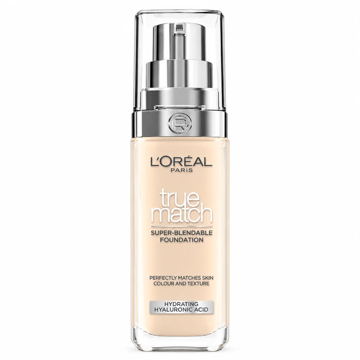 A super-blendable foundation that perfectly matches skin colour and texture, enriched with hydrating hyaluronic acid. فاونديشن سوبر بلندابل يطابق لون وملمس البشرة بشكل مثالي، معزّز بحمض الهيا
