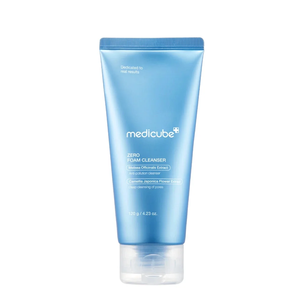 غسول وجه يومي لطيف للبشرة الحساسة، يزيل الشوائب، تركيبة 120 ملMedicube Zero Foam Cleanser: A gentle daily face wash for sensitive skin, removes impurities, 120g