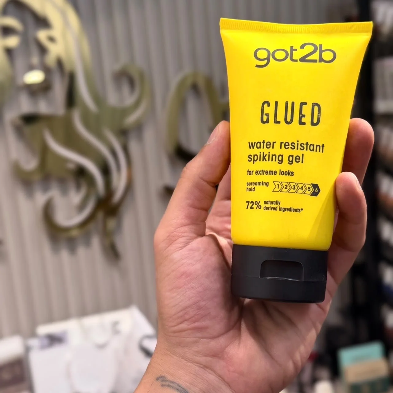 got2b Glued Water Resistant Spiking Gel    جل تثبيت الشعر المقاوم للماء من جوت تو بي – Glued