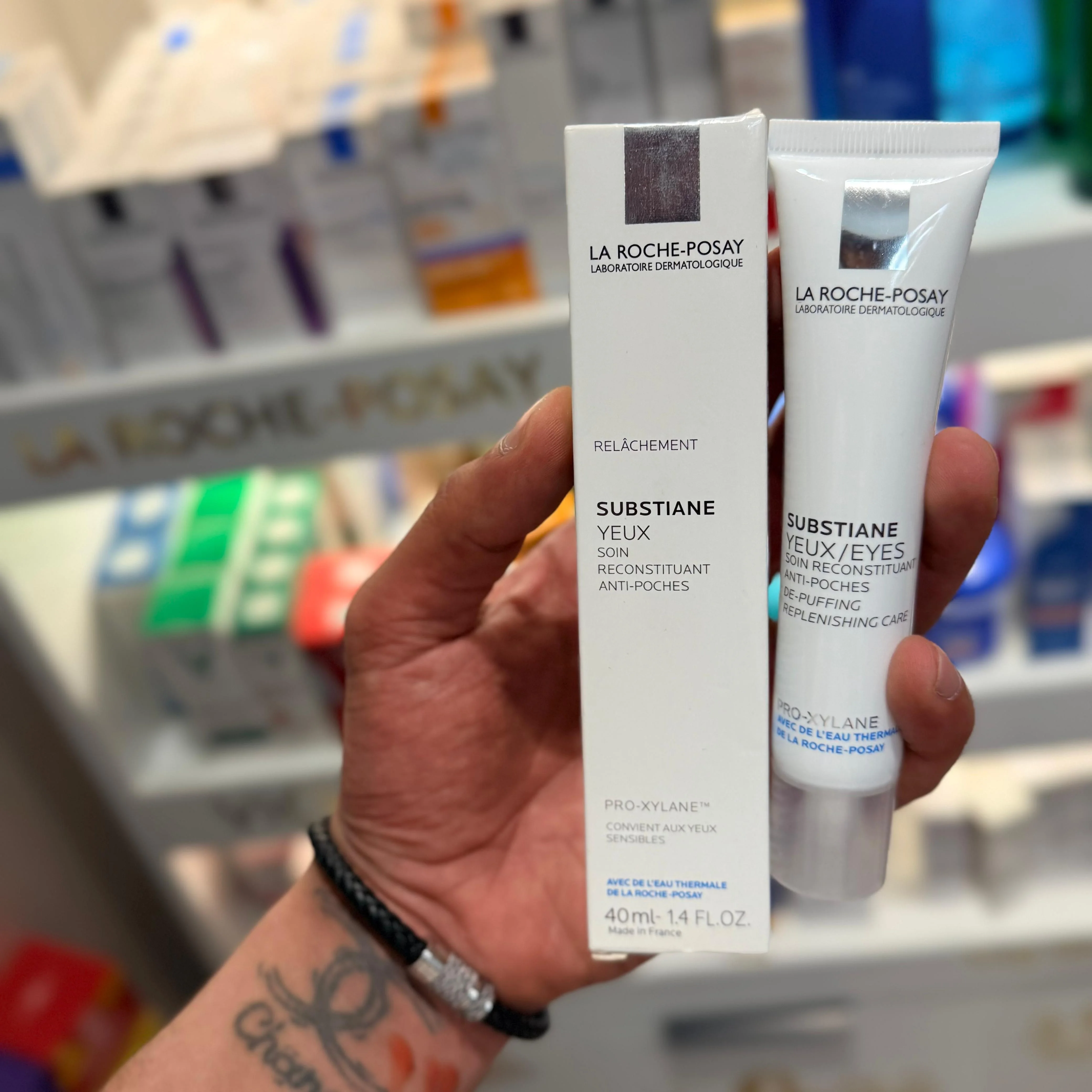 La Roche-Posay Substiane Eyes Anti-Aging Eye Cream – 15mlكريم العين المضاد لعلامات التقدم بالعمر سوبستيان من لاروش بوزيه – 15 مل