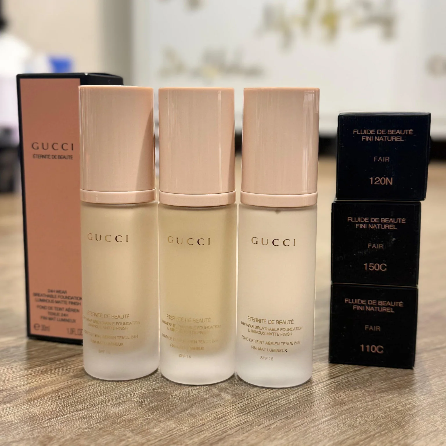Gucci Éternité de Beauté SPF 15 Foundationكريم أساس قوتشي بعامل حماية اس بي اف ٠١٥