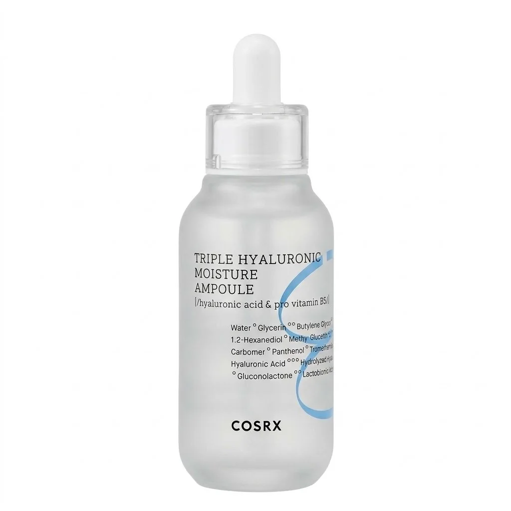 COSRX Hydrium Triple Hyaluronic Moisture Ampouleأمبول كوزركس هيدريوم المرطب بثلاثة أنواع من حمض الهيالوروني