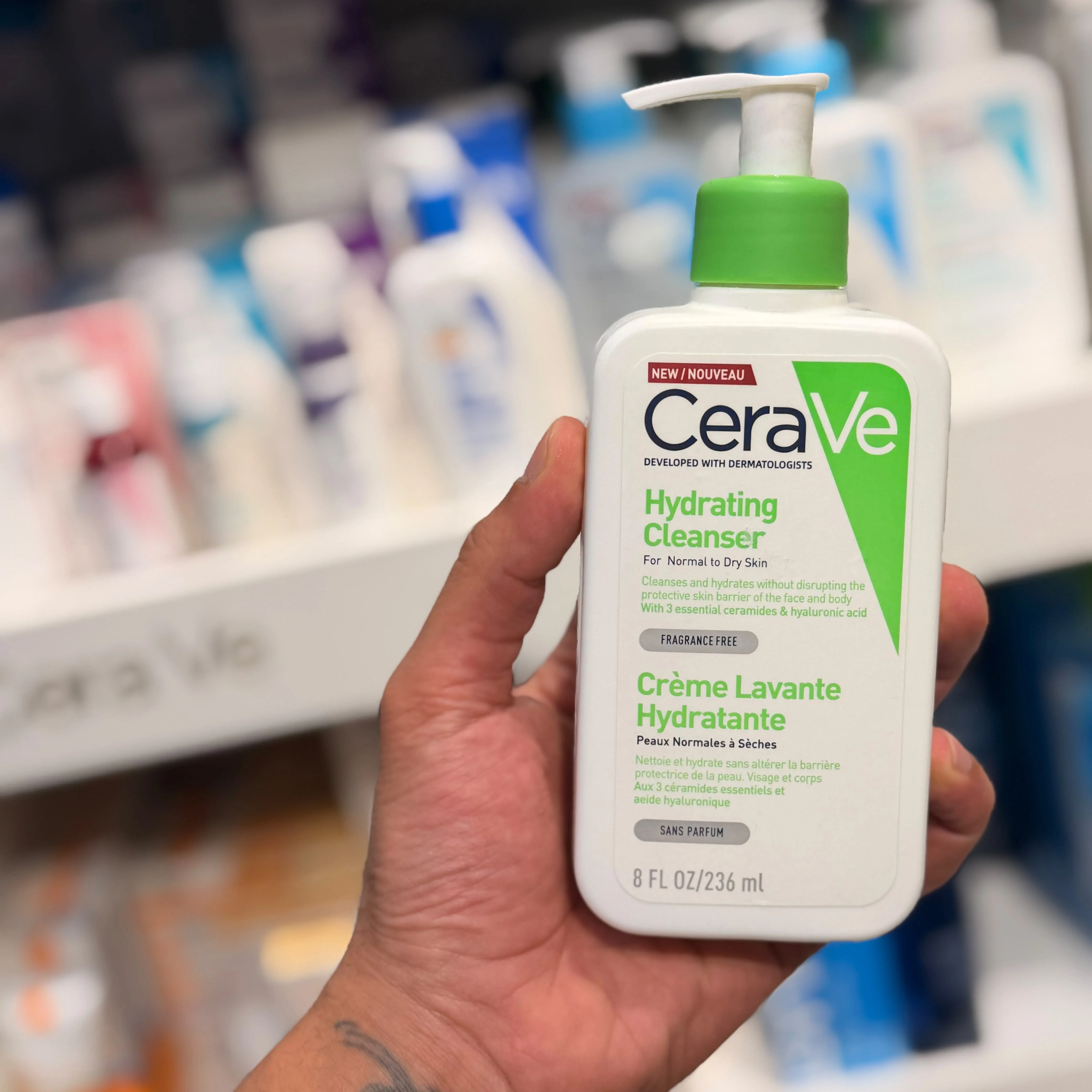 غسول ومرطب البشرة سيرافي 236ما CeraVe Hydrating Cleanser
